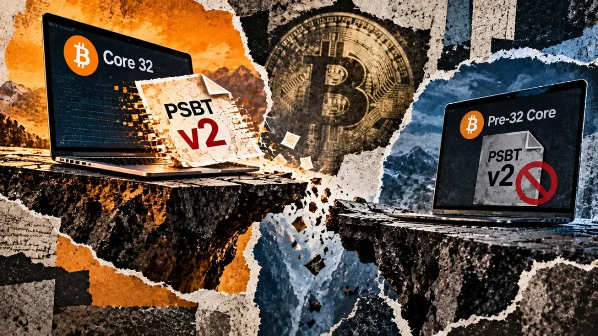 Bitcoin Core 32 can stall multisig signing on older nodes as fix slips to next patch